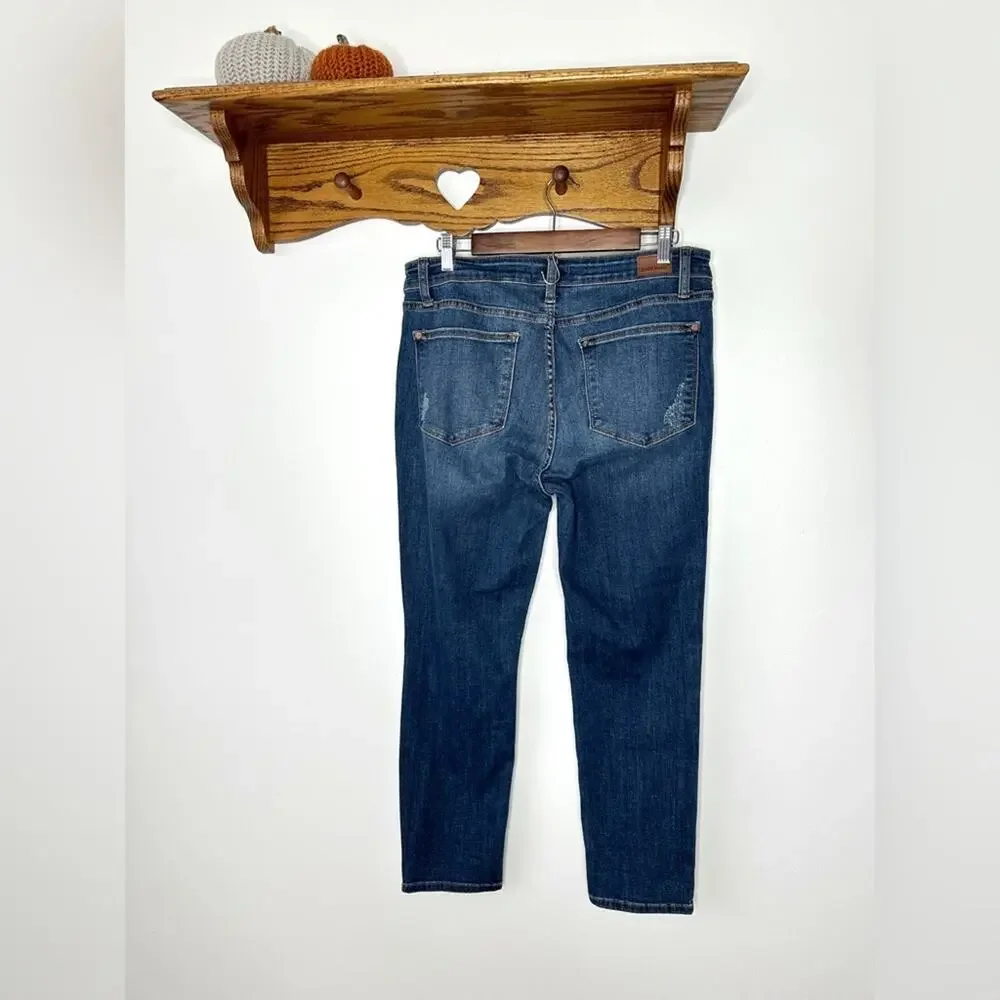 Judy Blue Relaxed Fit Straight Leg Mid Rise Jeans Size 13/31 Short - Picture 3 of 4